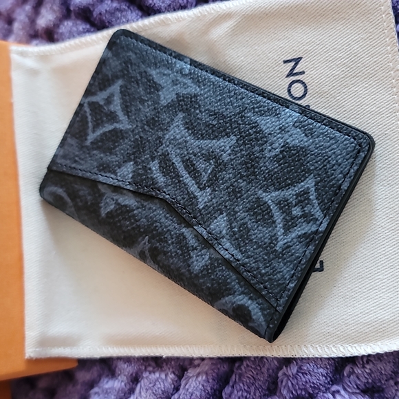 Louis Vuitton Pastel Black Pocket Organizer By Virgil Abloh Giant Monogram Limit - Picture 15 of 15